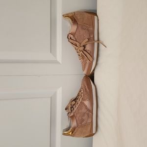 Ash rose and gold hidden wedge sneaker